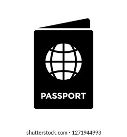 Passport icon, vector logo isolated Illustration