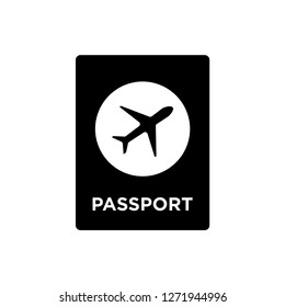 Passport icon, vector logo isolated Illustration