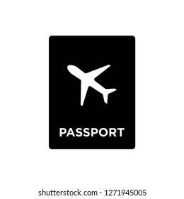 Passport icon, vector logo isolated Illustration