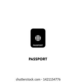 passport icon vector. passport sign on white background. passport icon for web and app