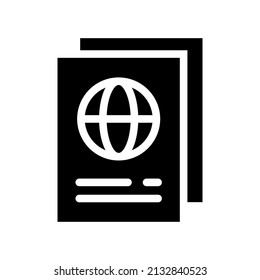 Ilustración de diseño de símbolo del vector de icono de Passport