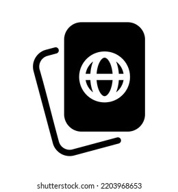 Ilustración de diseño de símbolo del vector de icono de Passport