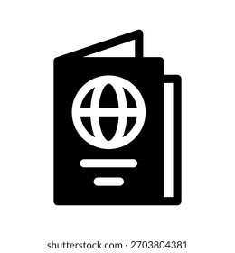 Ilustração de design de símbolo de vetor de ícone do Passport