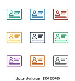 passport icon white background. Editable outline passport icon from airport. Trendy passport icon for web and mobile.