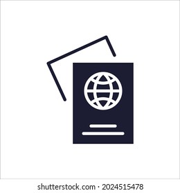 Passport  icons symbol vector elements for infographic web