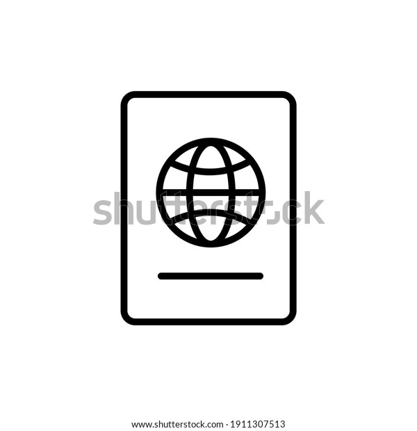 passport and identification card icon or logo\
isolated sign symbol vector illustration - high quality black style\
vector icons