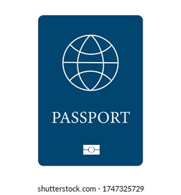 Passport Image On White Background Vector Stock Vector (Royalty Free ...