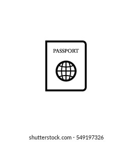 Passport line icon