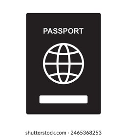 passport logo design vector illustration