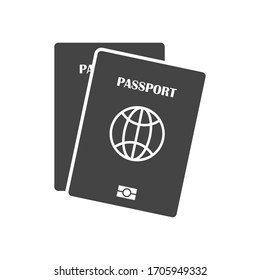 Passport On White Isolated Background Stock Vector (Royalty Free ...