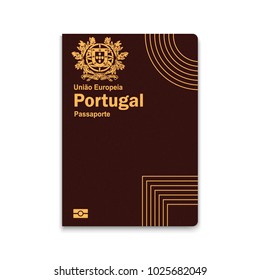 Passport of Portugal. Vector illustration