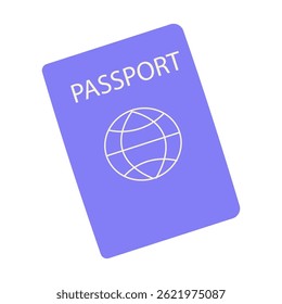 Passport resting on a flat surface with a globe design, symbolizing travel and exploration