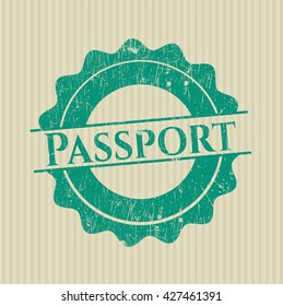 Passport rubber texture