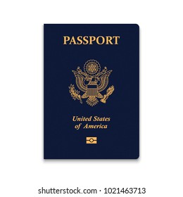 Passport Of USA. Vector Illustration