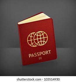 Passport, vector