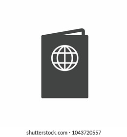 Passport vector icon