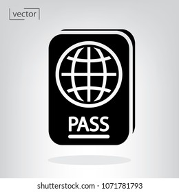passport vector icon