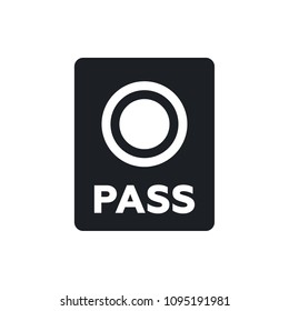passport vector icon