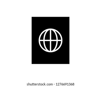 passport vector icon