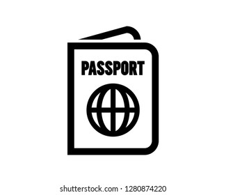 passport vector icon
