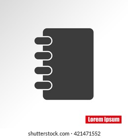 Passport vector icon
