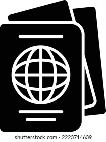 Passport vector icon. Can be used for printing, mobile and web applications.