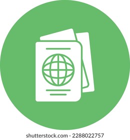 Passport vector icon. Can be used for printing, mobile and web applications.