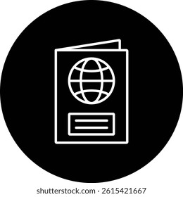 Passport vector icon. Can be used for printing, mobile and web applications.