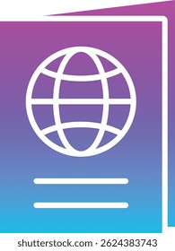 Passport vector icon. Can be used for printing, mobile and web applications.