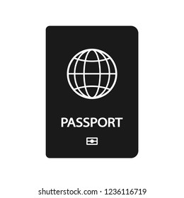 Passport, vector, icon, logo isolated Illustration