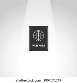 Icono de vector de Passport, icono aislado simple de Passport