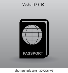 Passport vector illustration