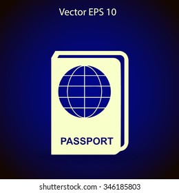 Passport vector illustration