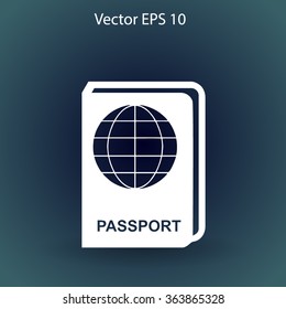 Passport vector illustration