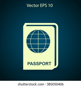 Passport Vector Illustration Stock Vector (Royalty Free) 385050406 ...