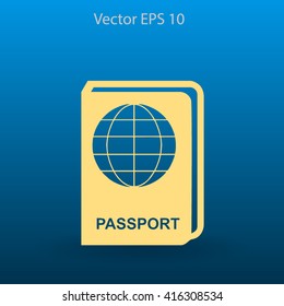 Passport vector illustration
