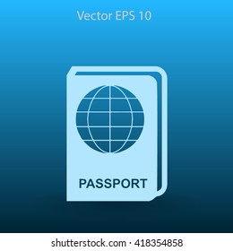 Passport vector illustration
