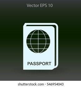 Passport vector illustration