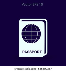 Passport vector illustration