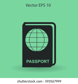 Passport vector illustration