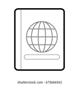 passport vector illustration
