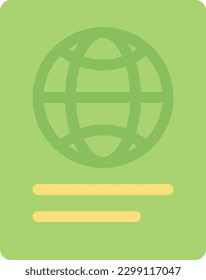passport Vector illustration on a transparent background. Premium quality symmbols. Line Color vector icons for concept and graphic design.