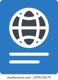 passport Vector illustration on a transparent background. Premium quality symmbols. Glyphs vector icons for concept and graphic design.