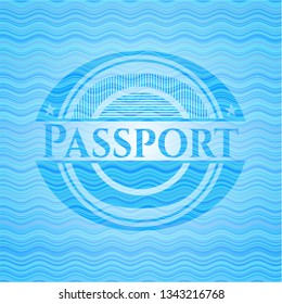 Passport water badge.