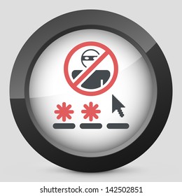 Password access concept  icon