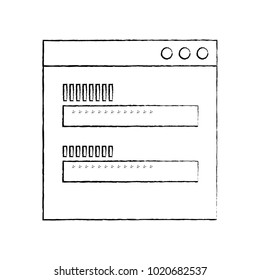 password access security icon protection of user data