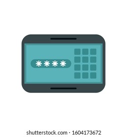 password code security panel digital vector illustration design