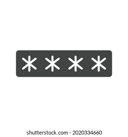 Password field icon vector image. Can also be used for Physical Fitness. Suitable for mobile apps, web apps and print media.