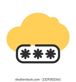 password flat icon. Perfect for Graphic Design, Mobile, UI, and Web Masterpieces