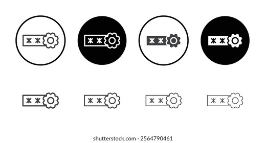 Password Generator icon simple vector symbol